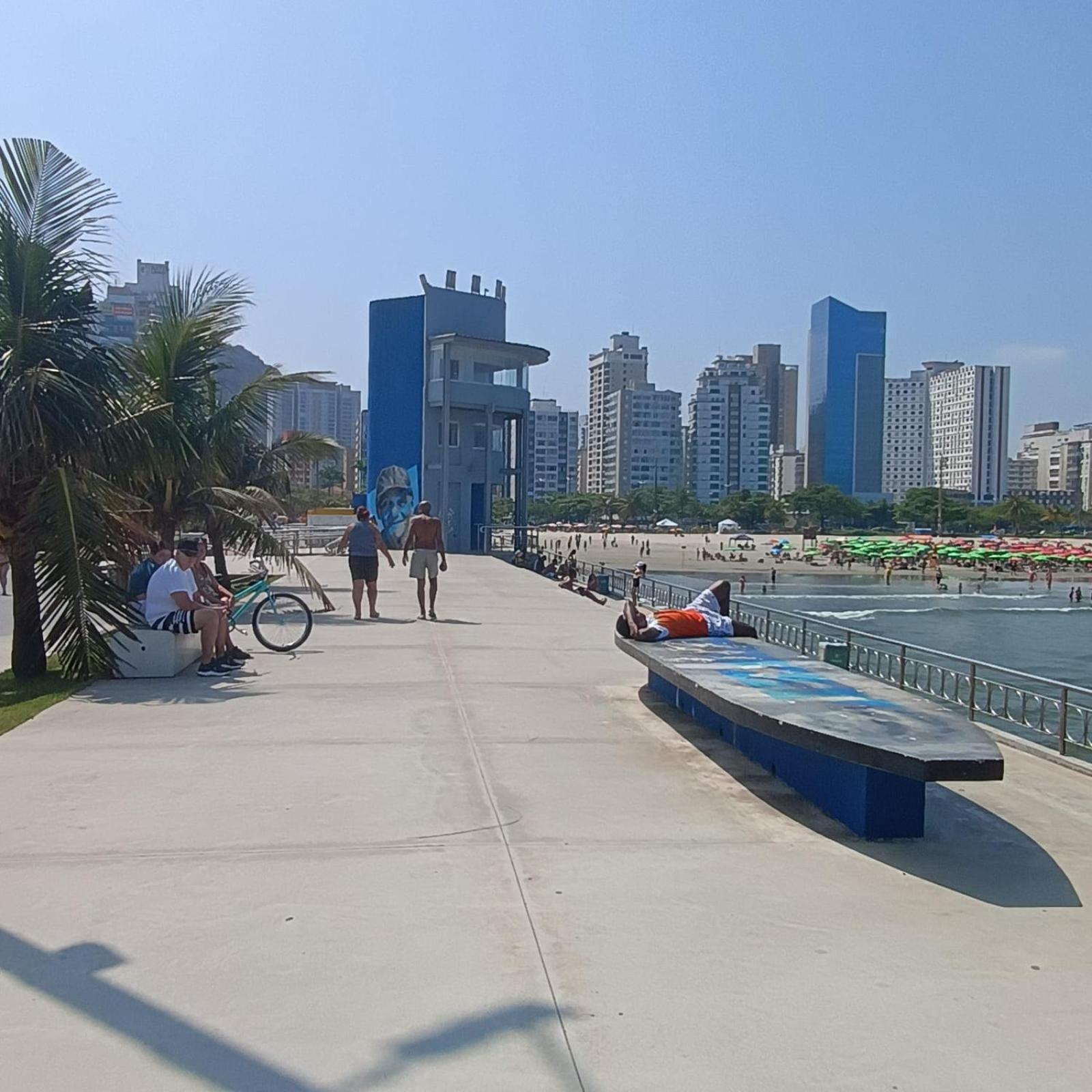 Pe Na Areia Apartment Сантос Екстериор снимка